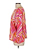 M Missoni 100% Silk Pink 3/4 Sleeve Silk Top Size L - photo 4