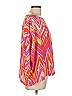 M Missoni 100% Silk Pink 3/4 Sleeve Silk Top Size L - photo 3