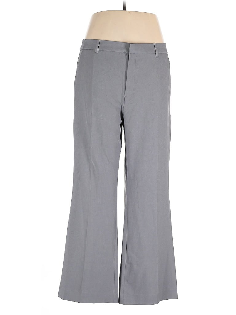 Banana Republic Factory Store Solid Gray Dress Pants Size 14 (petite) - photo 1