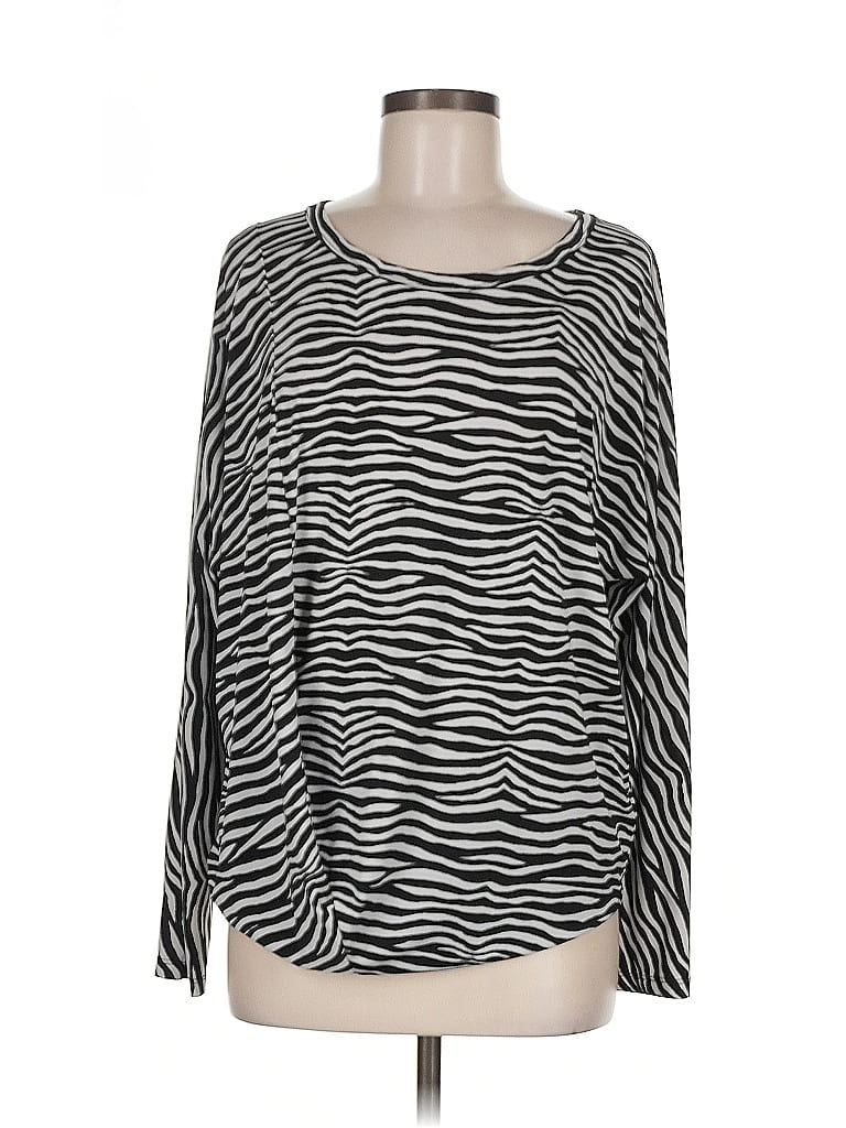 Pre-owned Michael Michael Kors Long Sleeve T-shirt In Black