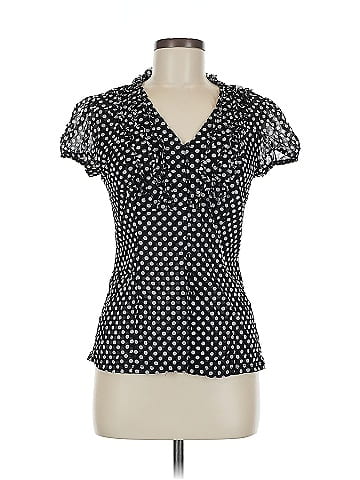 INC International Concepts Short Sleeve Blouse (view 1)