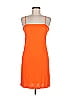Akris Punto 100% Viscose Solid Orange Cocktail Dress Size 6 - photo 1