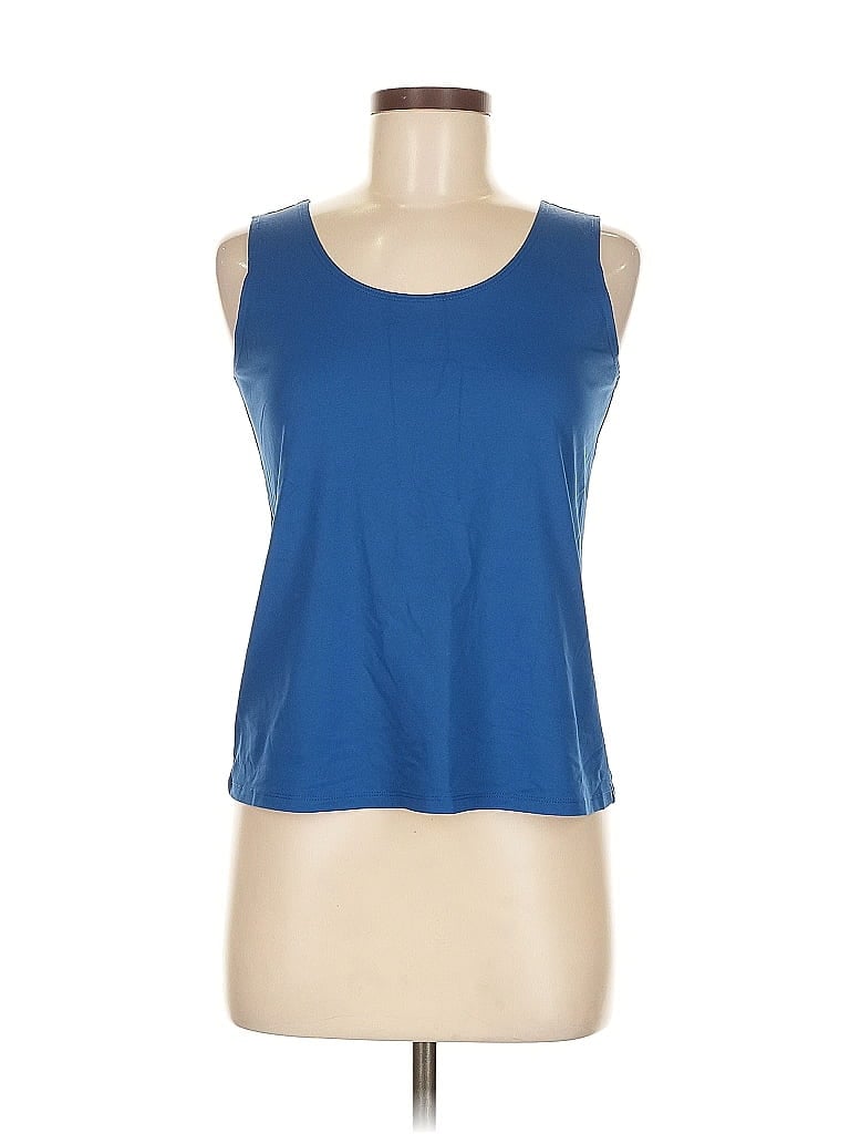 Pre-owned Chico's Active Tank Top In Blue