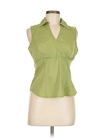 Willi Smith Sleeveless Button-Down Shirt (view 1)