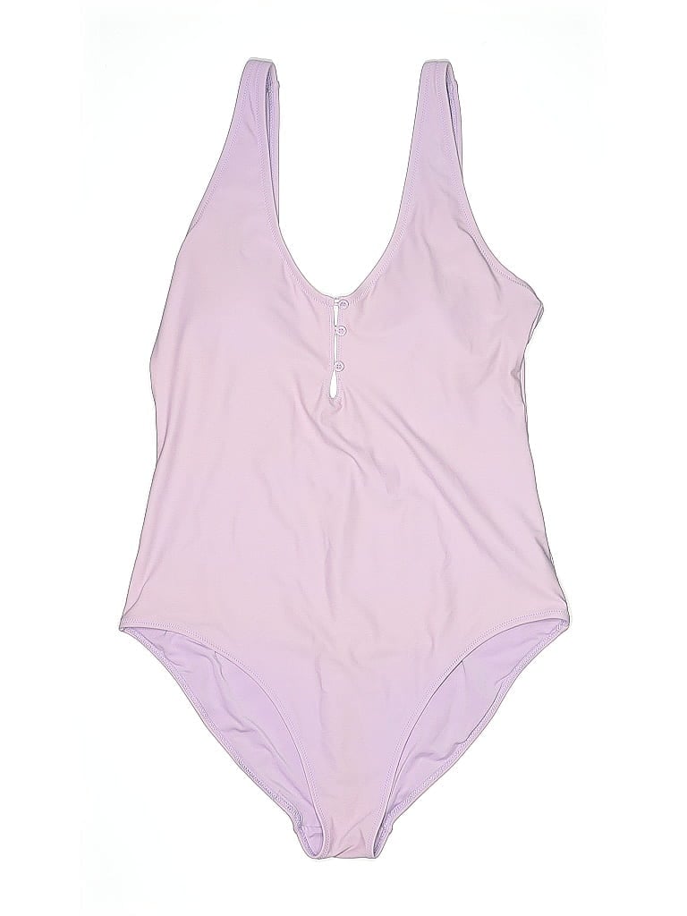Pre-owned Aerie One Piece Swimsuit In Purple