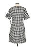 Tahari by ASL 100% Polyester Houndstooth Gray Casual Dress Size 12 - photo 2