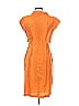 Max Mara 100% Silk Orange Cocktail Dress Size 2 - photo 2