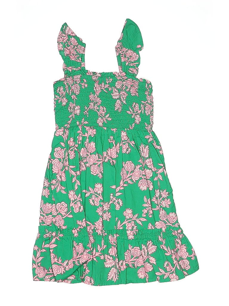 Pre-owned Crewcuts Outlet Kids' Dress In Green