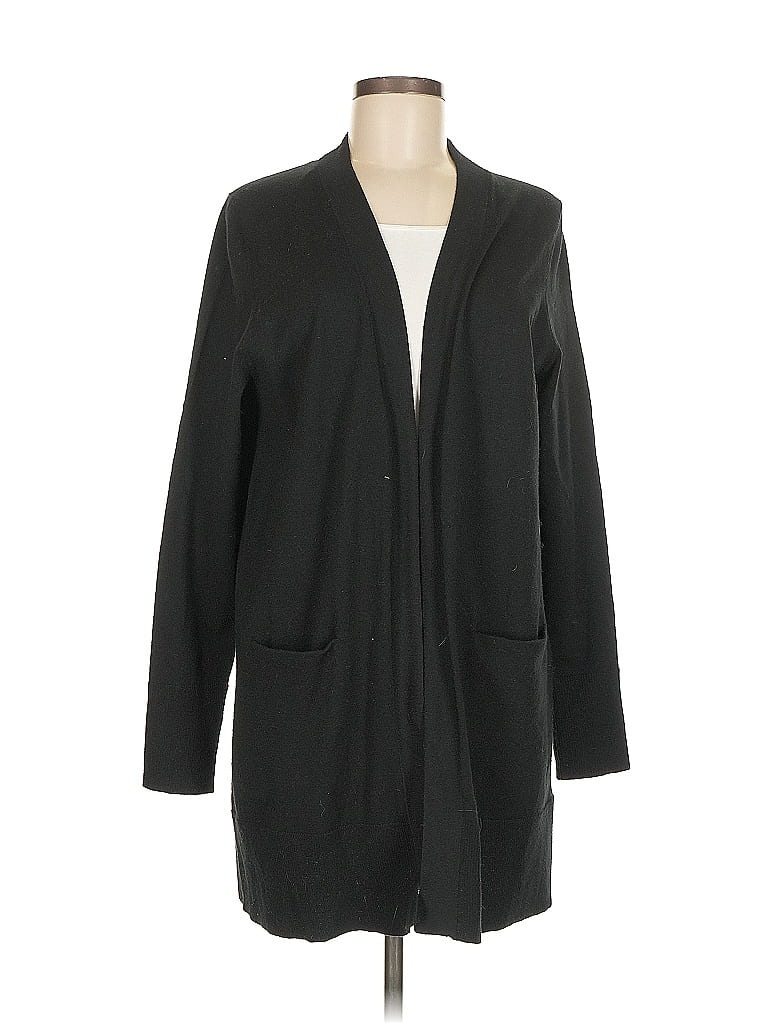 Pre-owned Nordstrom Cardigan Sweater In Black