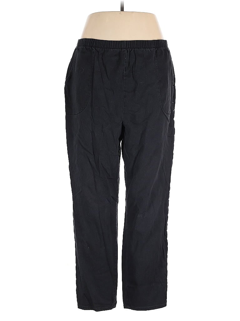 Pre-owned Quacker Factory Casual Pants In Black