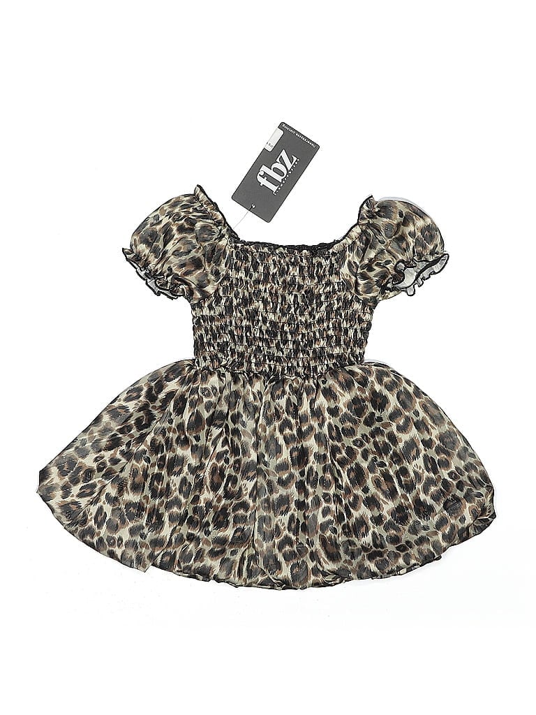 Pre-owned Flowers By Zoe Kids' Dress In Brown