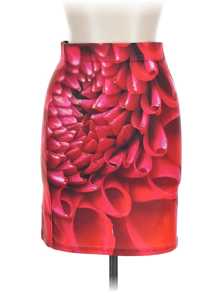 Pre-owned Assorted Brands Formal Skirt In Red