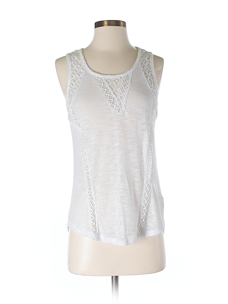 Cato Solid White Sleeveless Top Size S - 66% off | thredUP