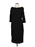 David Meister Solid Black Cocktail Dress Size 12 - photo 1