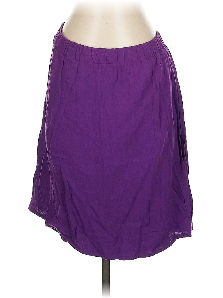 Pre-owned Eileen Fisher Casual Skirt In Purple