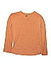 Kid City Orange Long Sleeve Henley Size 16 - photo 1