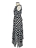 Roz & Ali Houndstooth Black Casual Dress Size 4 - photo 4