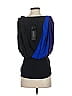 Black Halo 100% Silk Blue Black Sleeveless Silk Top Size XS - photo 2