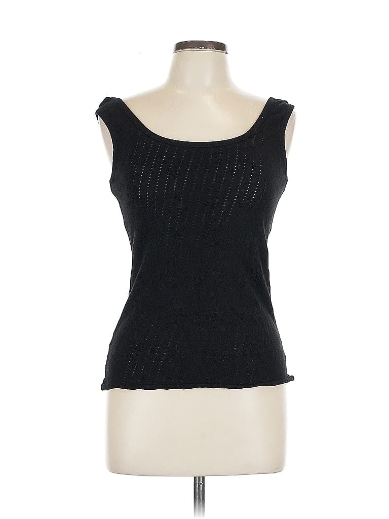 Pre-owned American Apparel Sweater Vest In Black