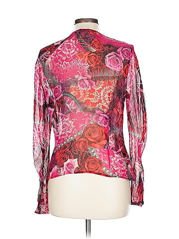 Escada Long Sleeve Silk Top (view 2)
