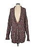 Moda International 100% Cotton Burgundy Kimono Size S - photo 1