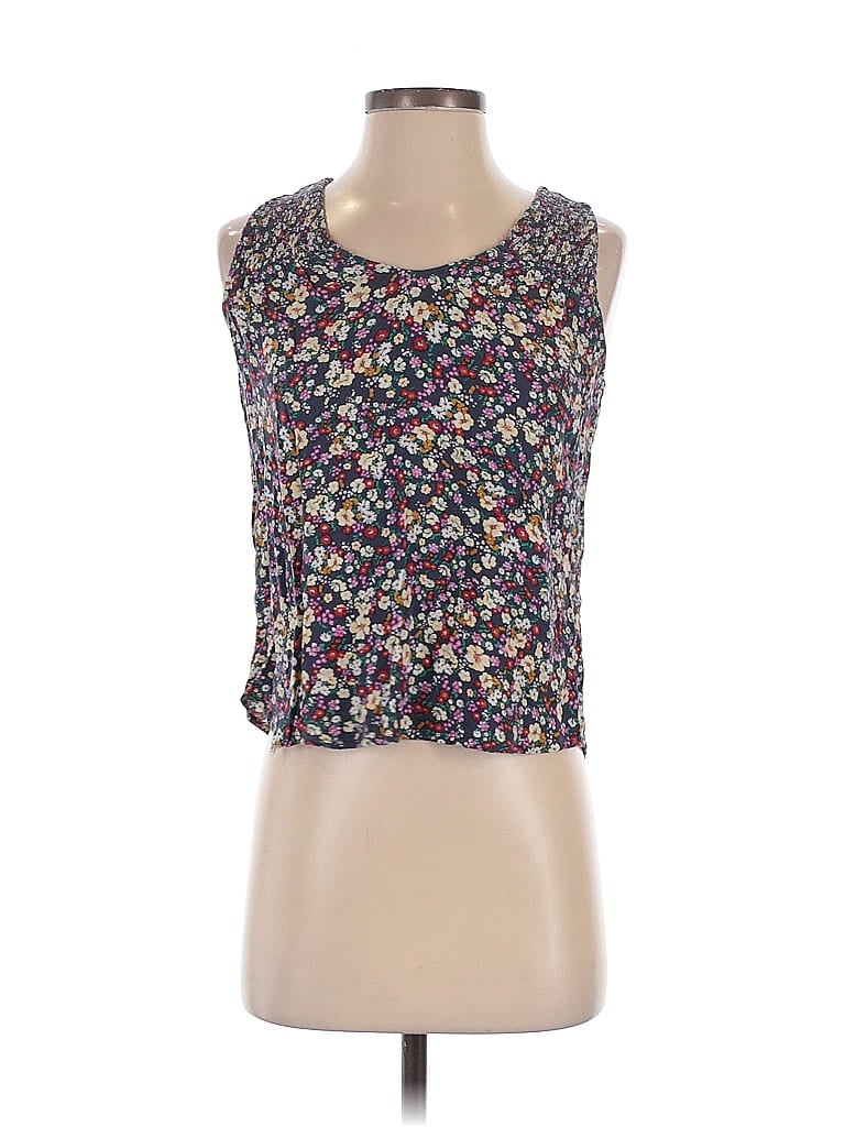 Pre-owned Maurices Tank Top Purple Strapless Neckline Tops