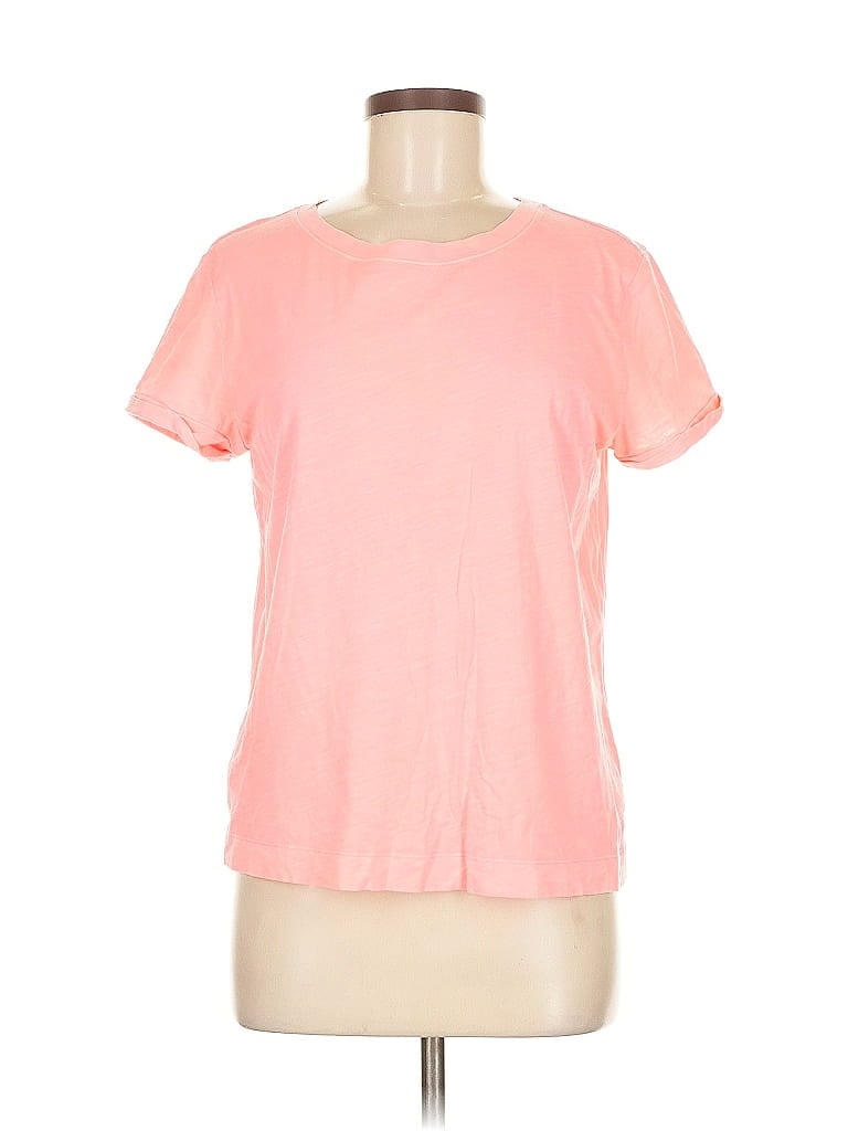 Pre-owned Ann Taylor Loft Short Sleeve T-shirt In Pink