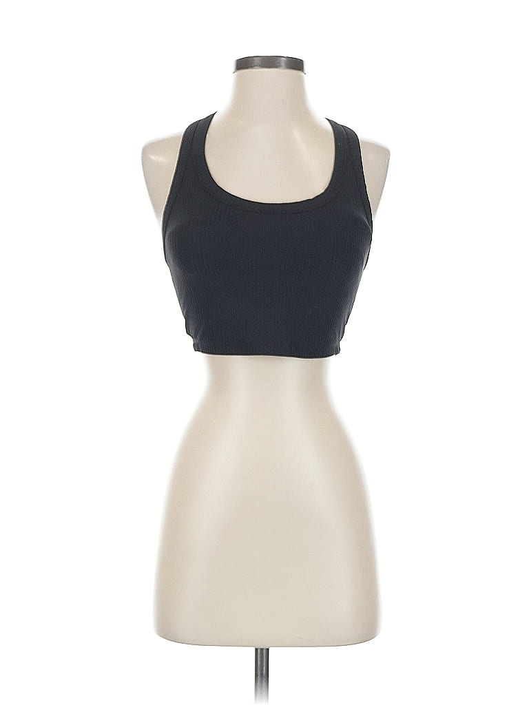 Pre-owned All In Motion Tank Top Black Halter Neckline Tops
