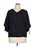 Seven7 Black Poncho Size XL - photo 1
