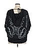 Seven7 Black Poncho Size XL - photo 2