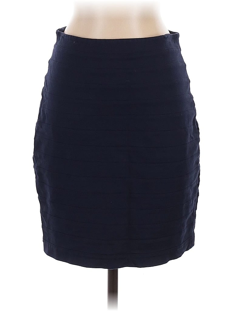 Pre-owned Express Formal Skirt In Blue