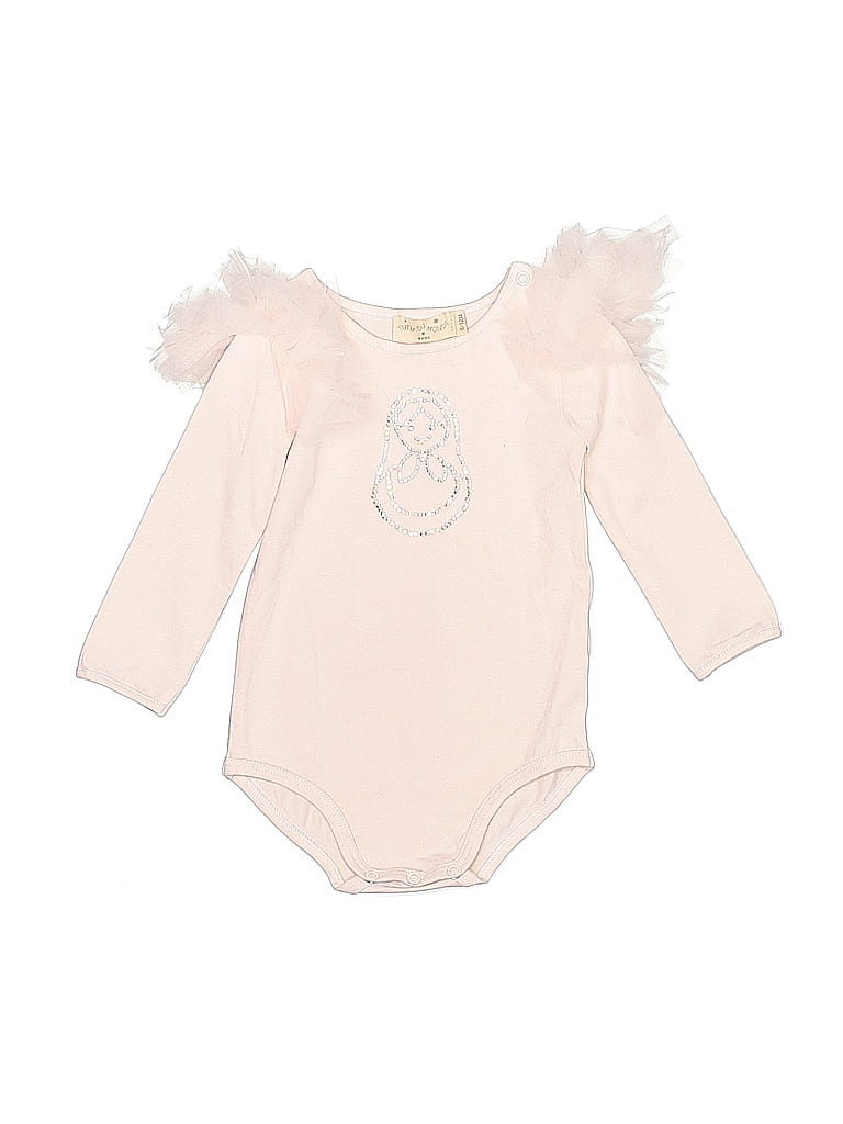 Pre-owned Tutu Du Monde Babies' Long Sleeve Onesie In White