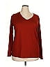 Zenana Red 3/4 Sleeve T-Shirt Size 3X - photo 1