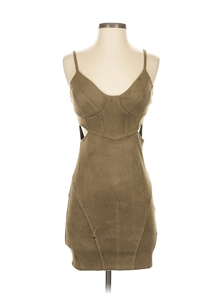 Pre-owned Privy Cocktail Dress In Brown