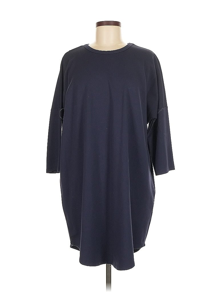 Pomander Place Solid Blue Casual Dress Size M - photo 1