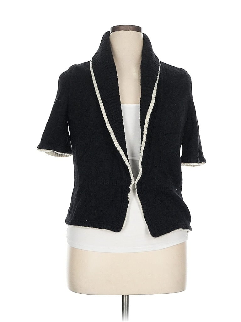 Pre-owned Magaschoni Cardigan Sweater In Black