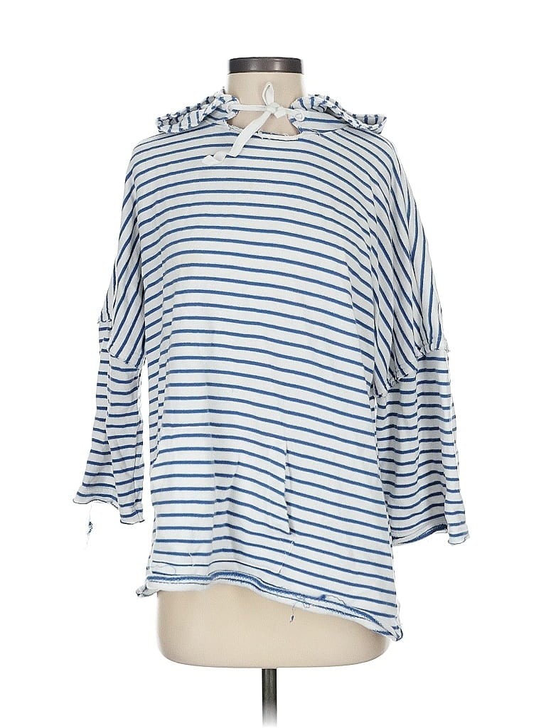 Pre-owned Caslon Poncho In Blue