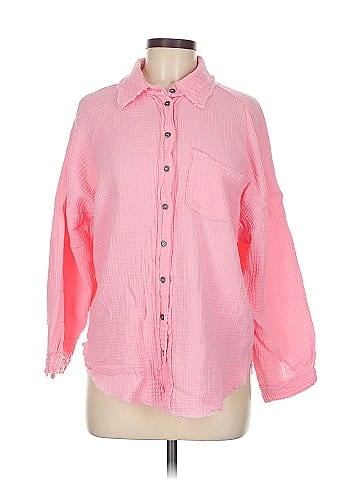 Zenana 3/4 Sleeve Button-Down Shirt (view 1)
