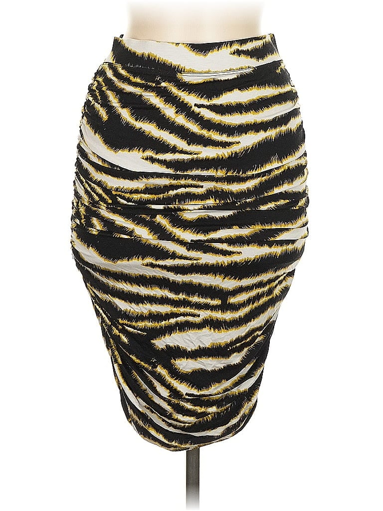 Pre-owned Moda International Casual Skirt In Gold