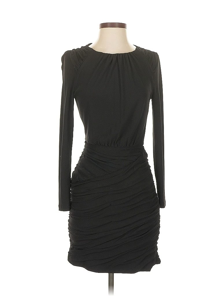 Pre-owned Zara Basic Cocktail Dress In Black