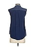 Veronica Beard Blue Sleeveless Button-Down Shirt Size 1 - photo 2