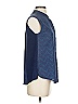 Veronica Beard Blue Sleeveless Button-Down Shirt Size 1 - photo 4