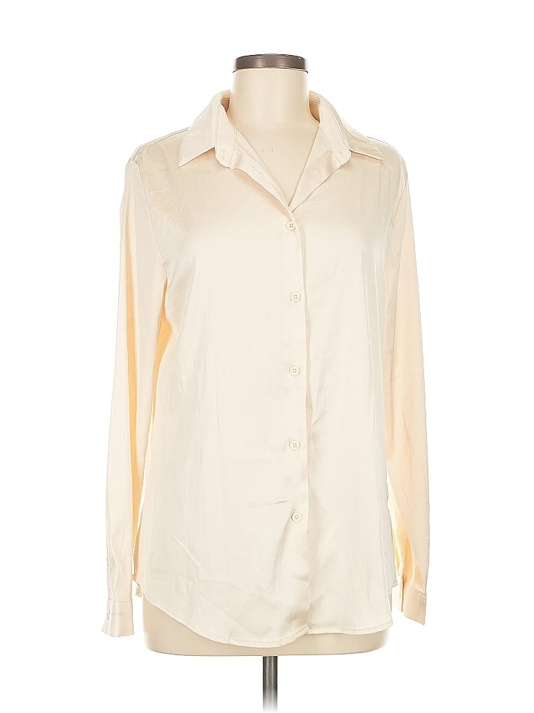 Pre-owned Smith's Long Sleeve Blouse In White