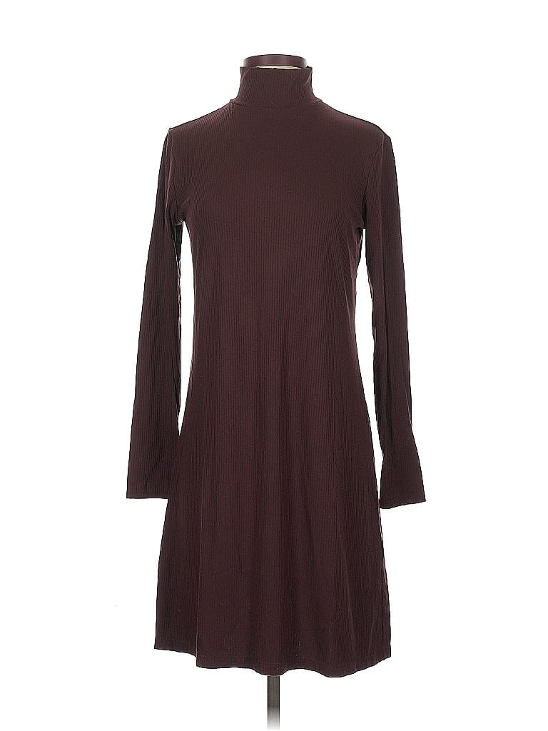 Pre-owned H&m Casual Dress In Burgundy