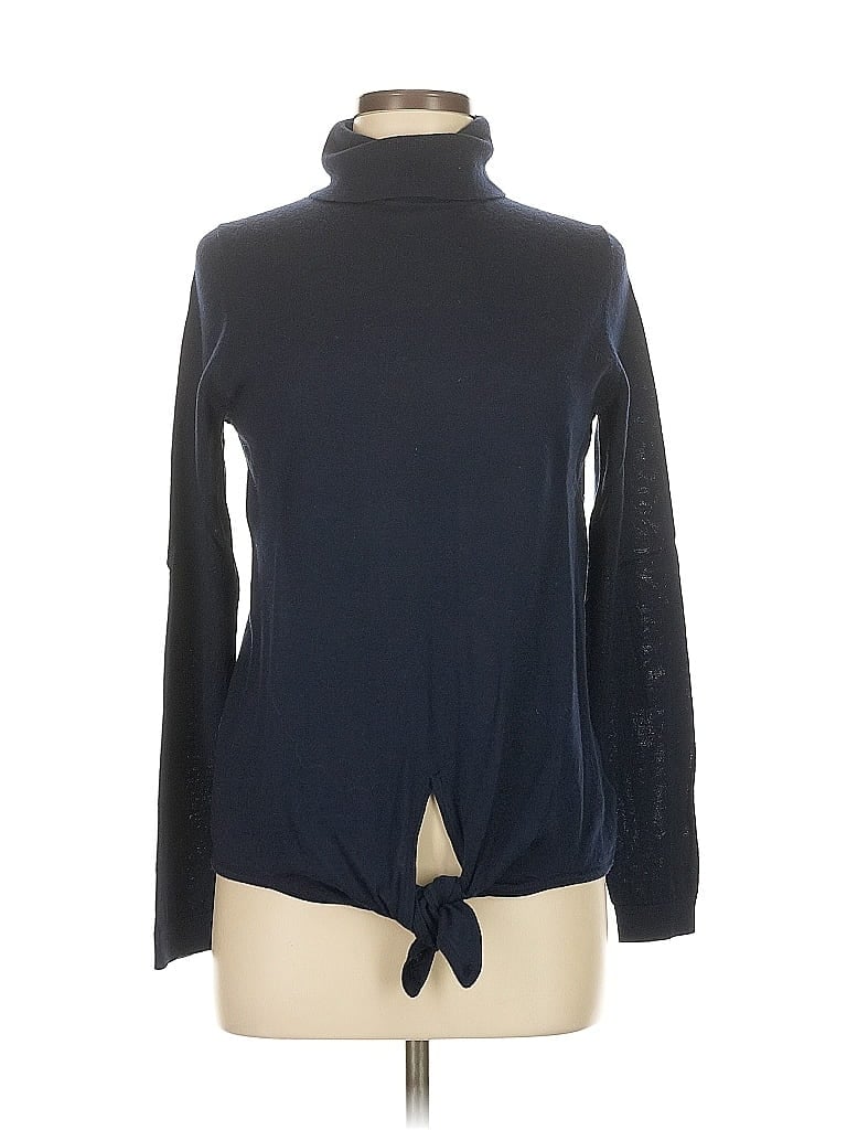 Pre-owned Talbots Turtleneck Sweater In Blue