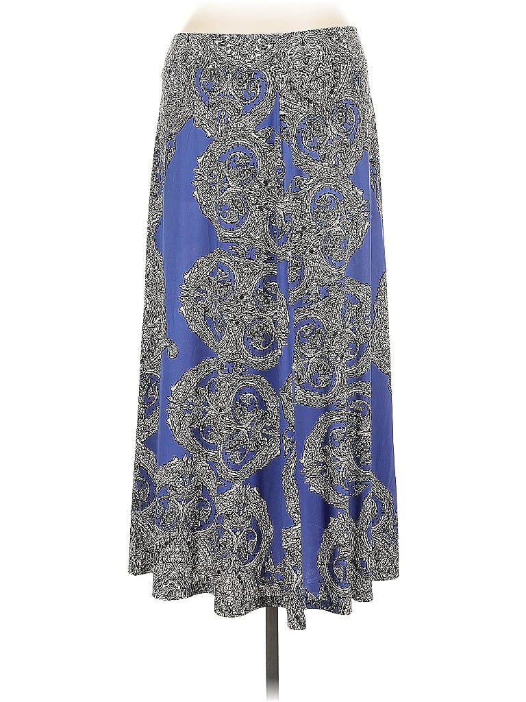 Pre-owned Inc International Concepts Casual Skirt In Blue