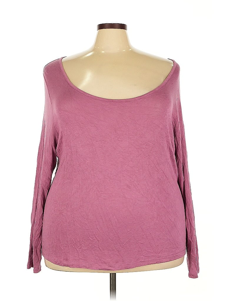 Pre-owned Vince Long Sleeve T-shirt In Pink