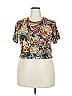 Pol 100% Polyester Brown Short Sleeve T-Shirt Size 2X - photo 1