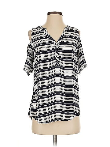 Soho JEANS NEW YORK & COMPANY Short Sleeve Blouse (view 1)