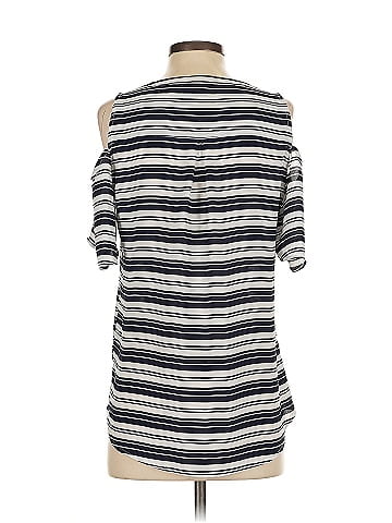 Soho JEANS NEW YORK & COMPANY Short Sleeve Blouse (view 2)
